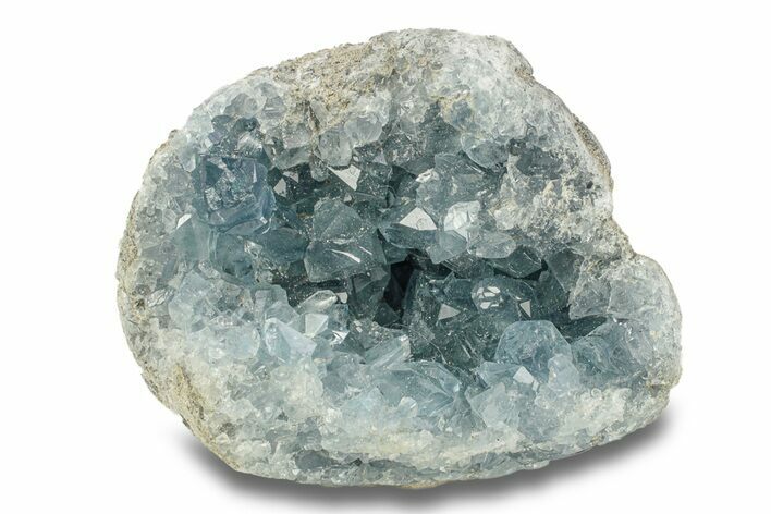Crystal Filled Celestine (Celestite) Geode - Madagascar #271580